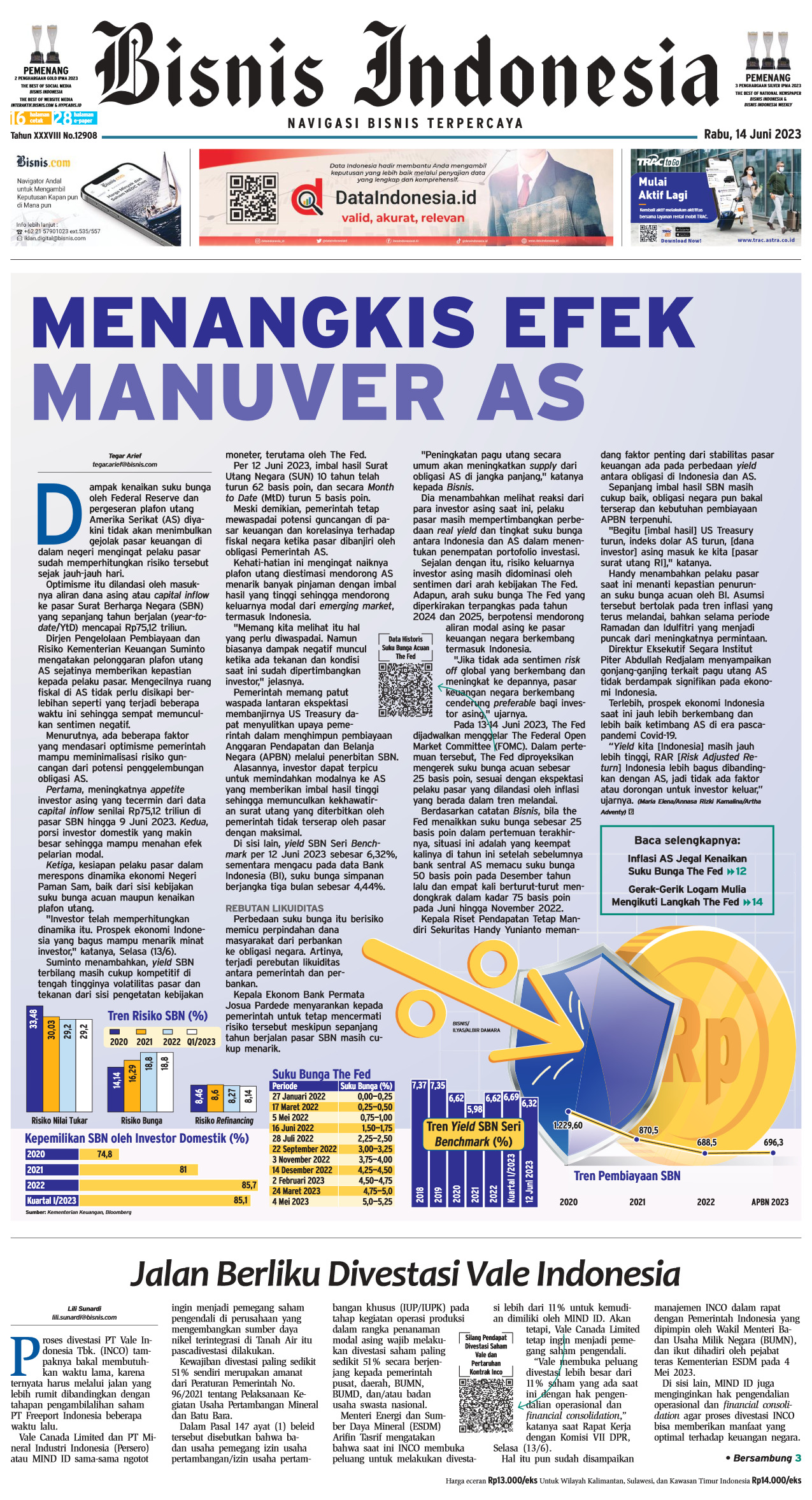 Bisnis Indonesia Edisi 14 Juni 2023