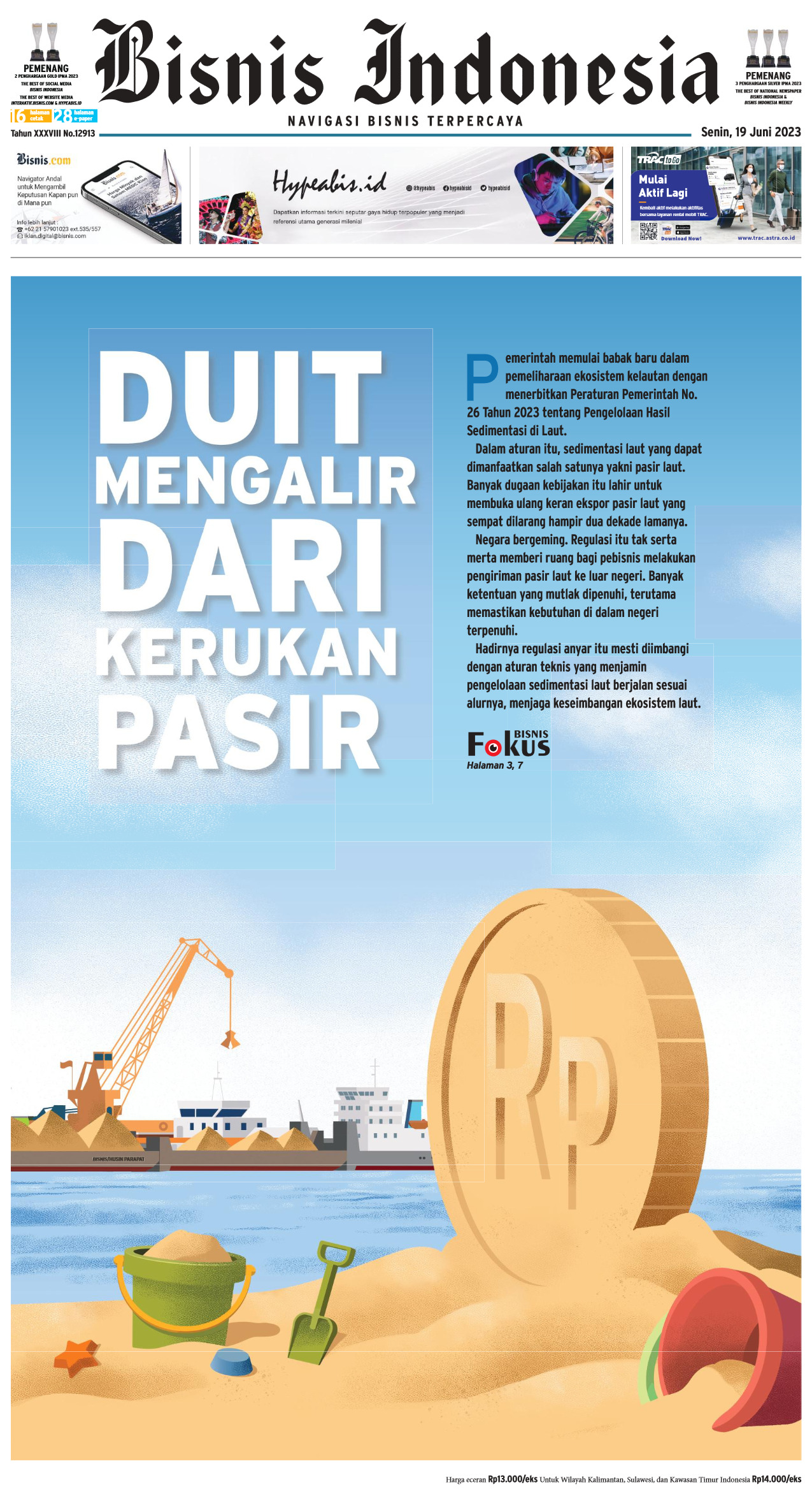 Bisnis Indonesia Edisi 19 Juni 2023