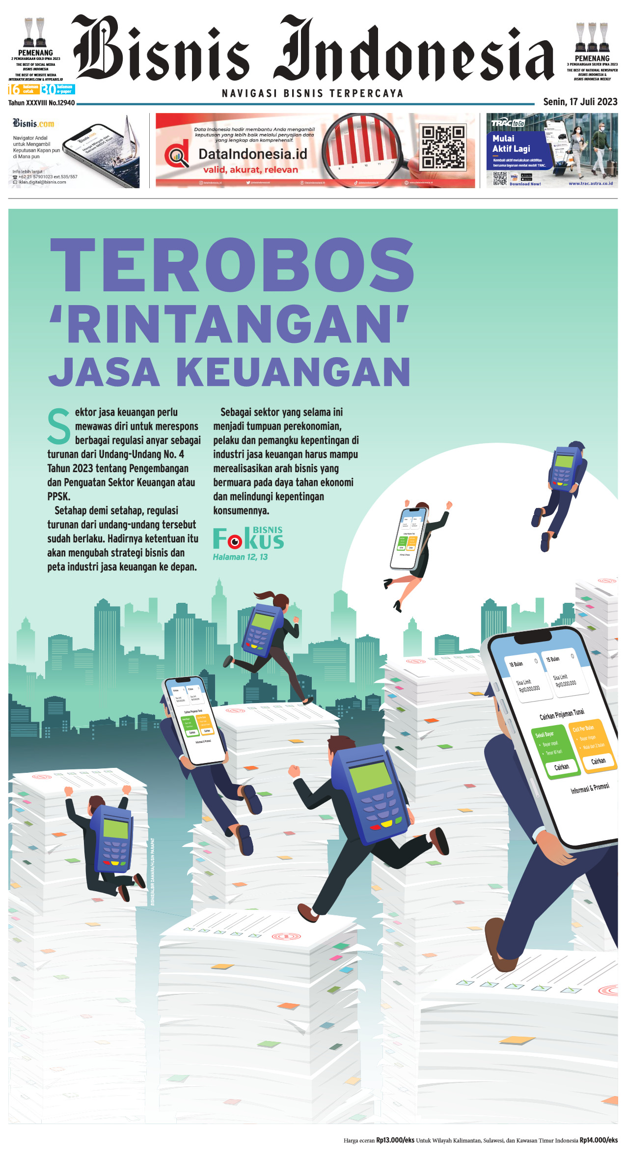 Bisnis Indonesia Edisi 17 Juli 2023