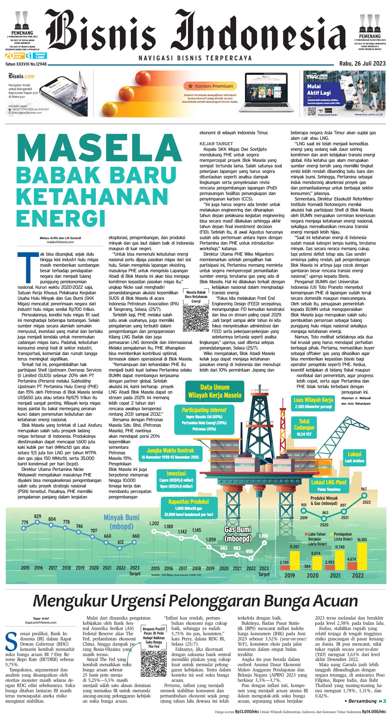 Bisnis Indonesia Edisi 26 Juli 2023