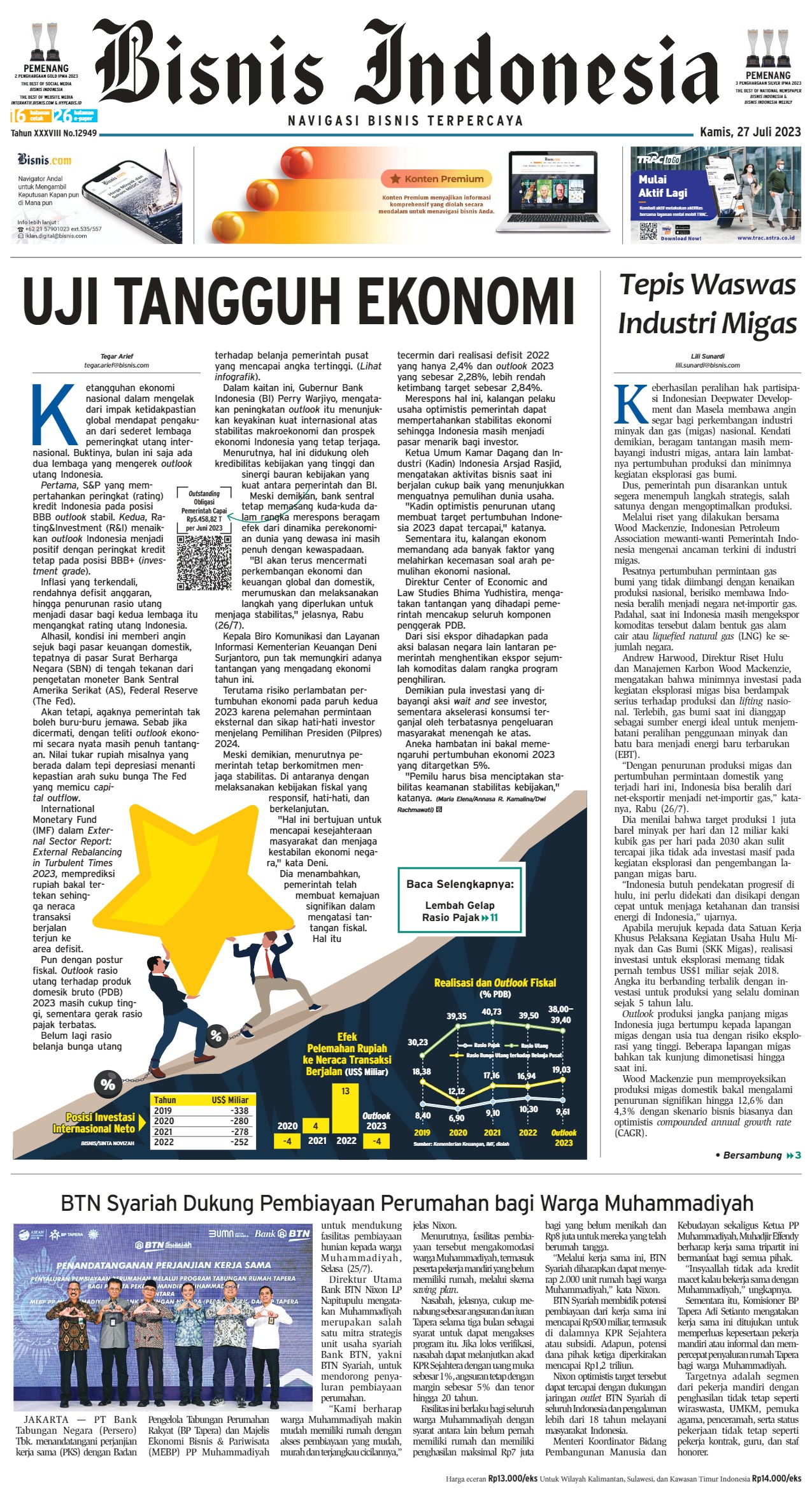 Bisnis Indonesia Edisi 27 Juli 2023