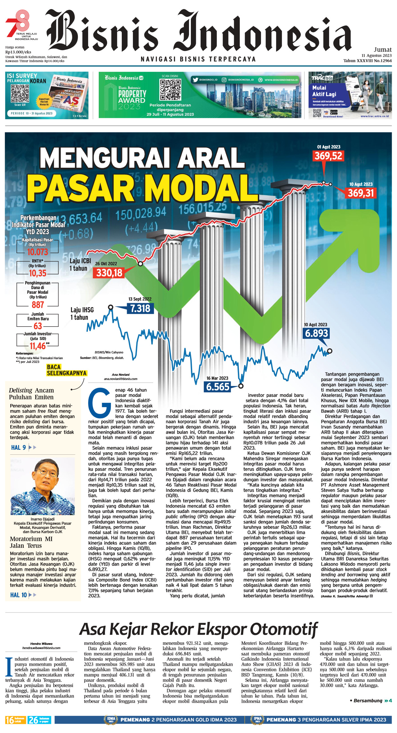 Bisnis Indonesia Edisi 11 Agustus 2023