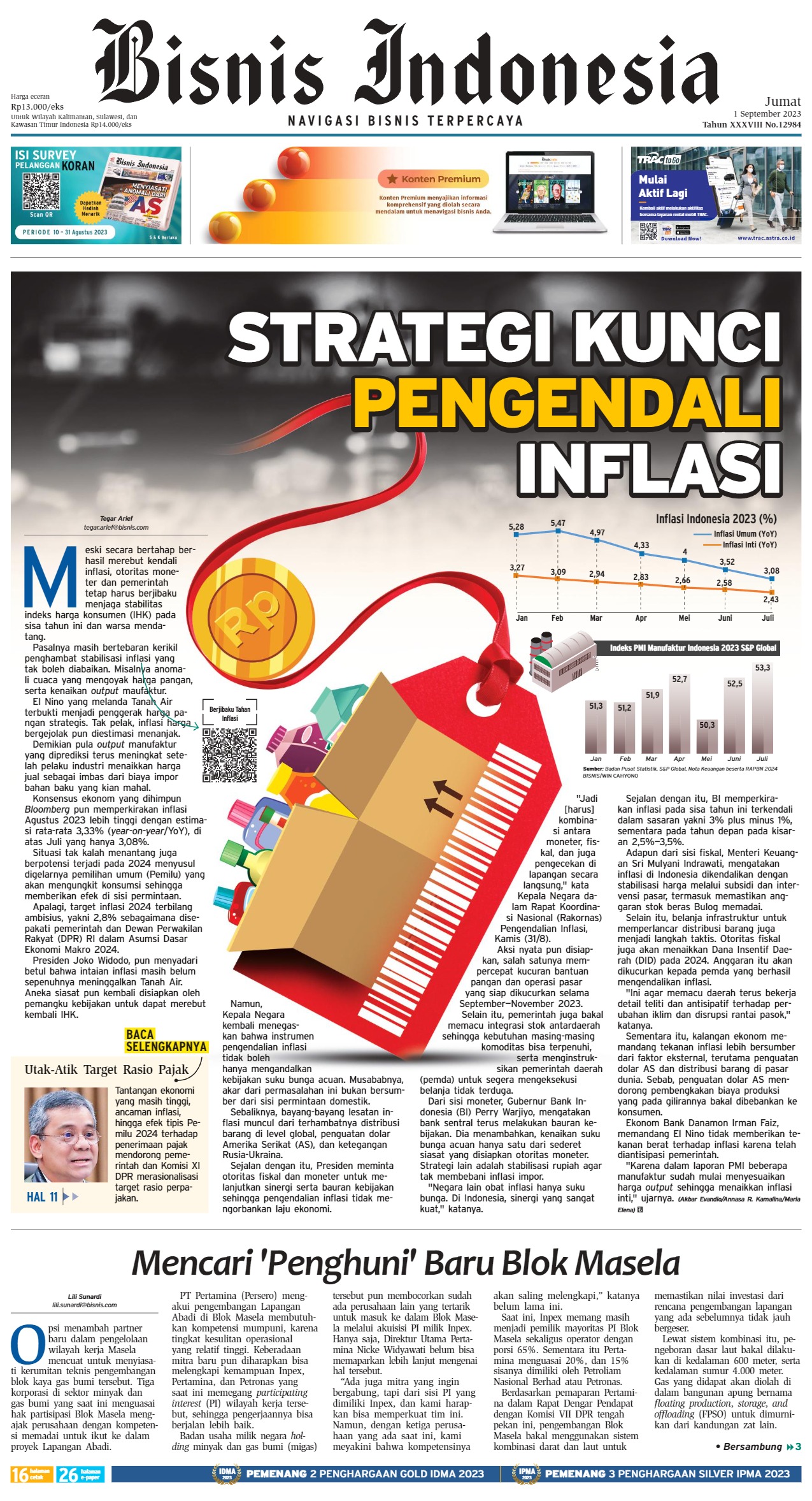 Bisnis Indonesia Edisi 01 September 2023