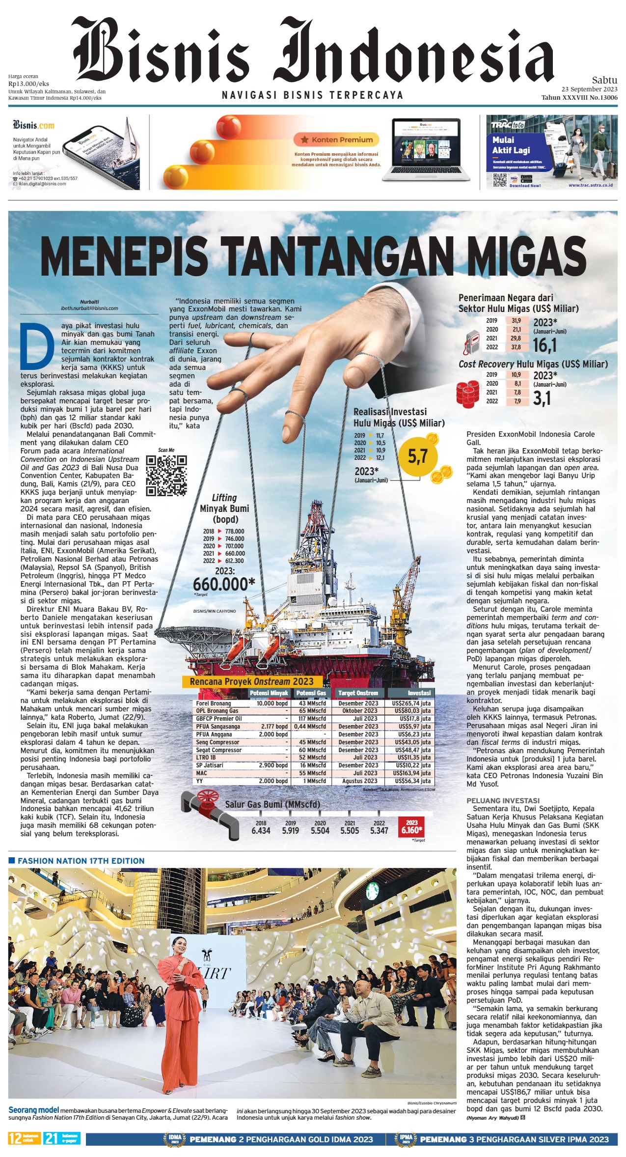 Bisnis Indonesia Edisi 23 September 2023