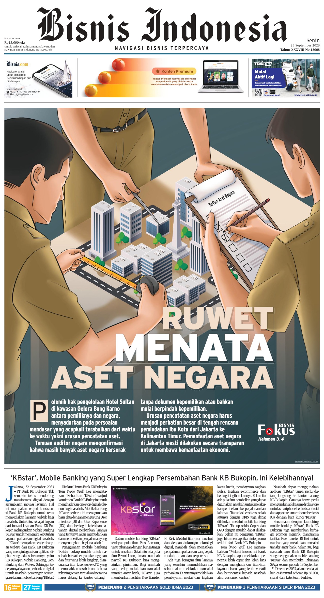 Bisnis Indonesia Edisi 25 September 2023