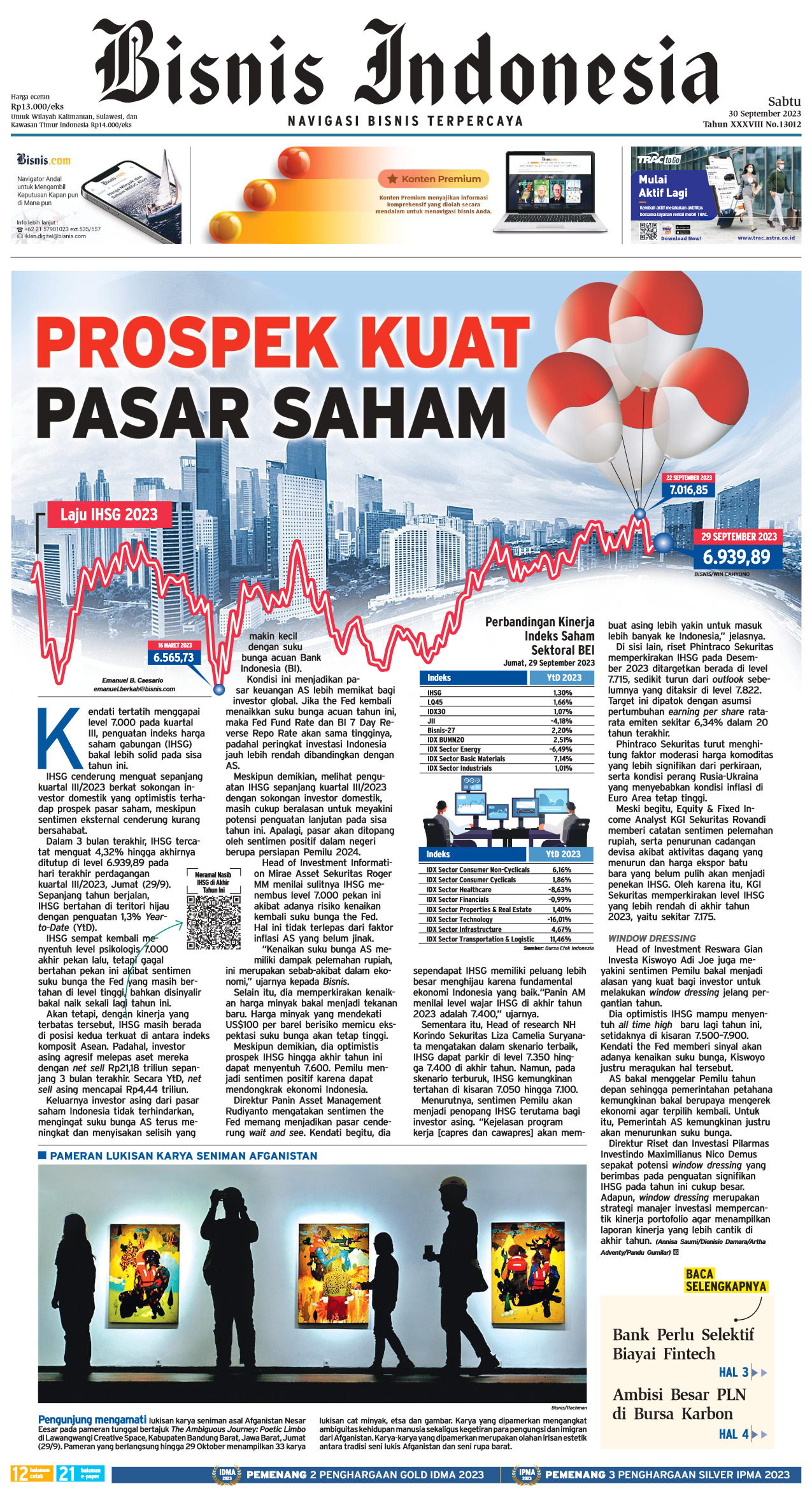 Bisnis Indonesia Edisi 30 September 2023