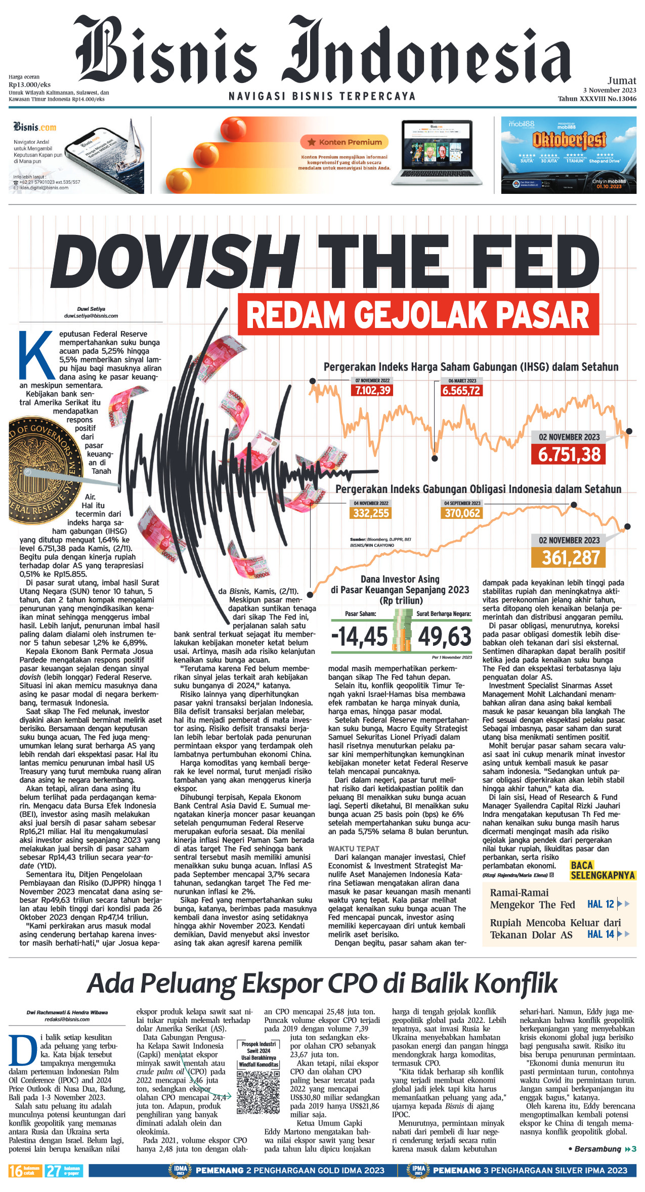 Bisnis Indonesia Edisi 03 November 2023