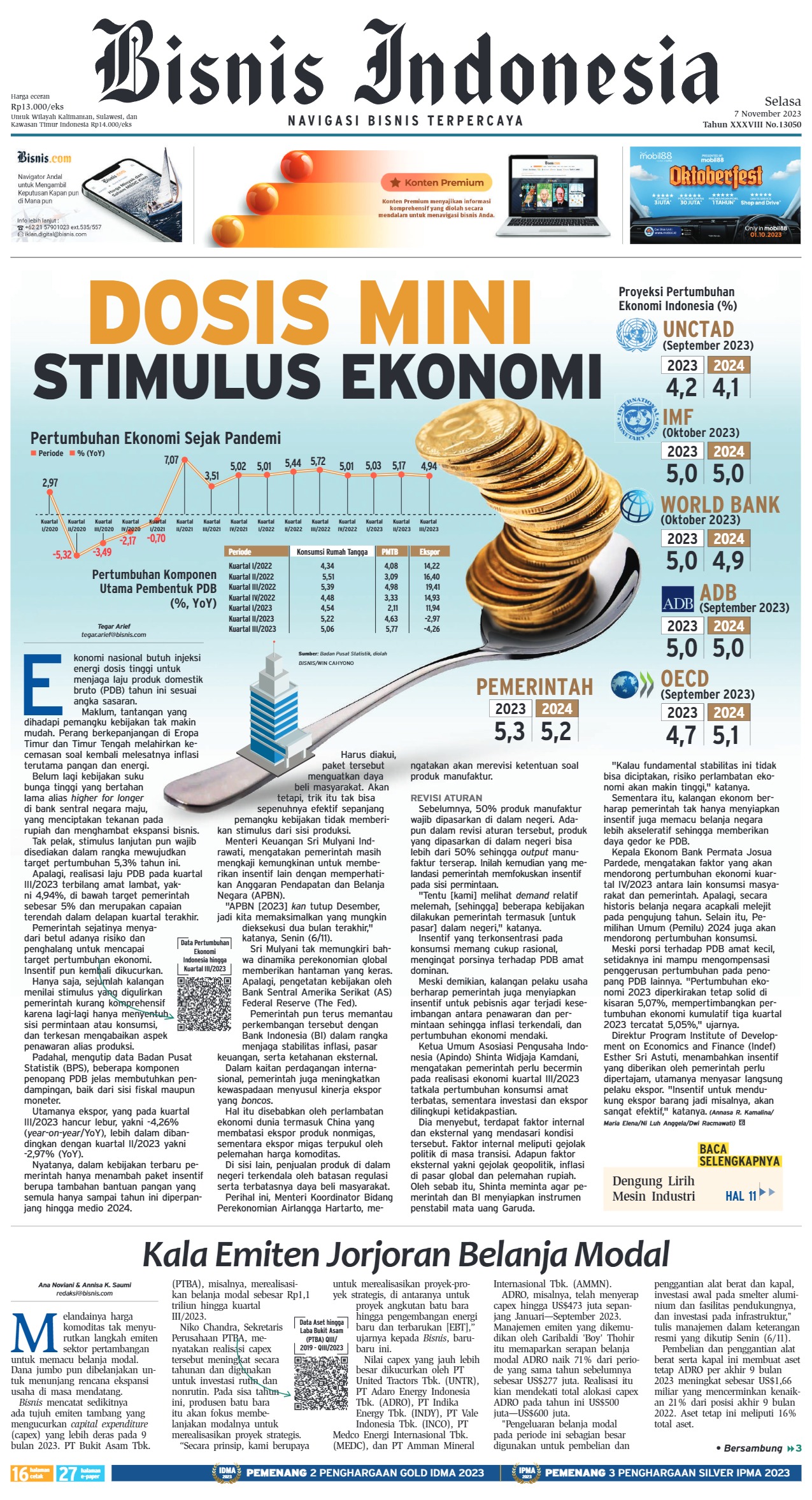 Bisnis Indonesia Edisi 07 November 2023