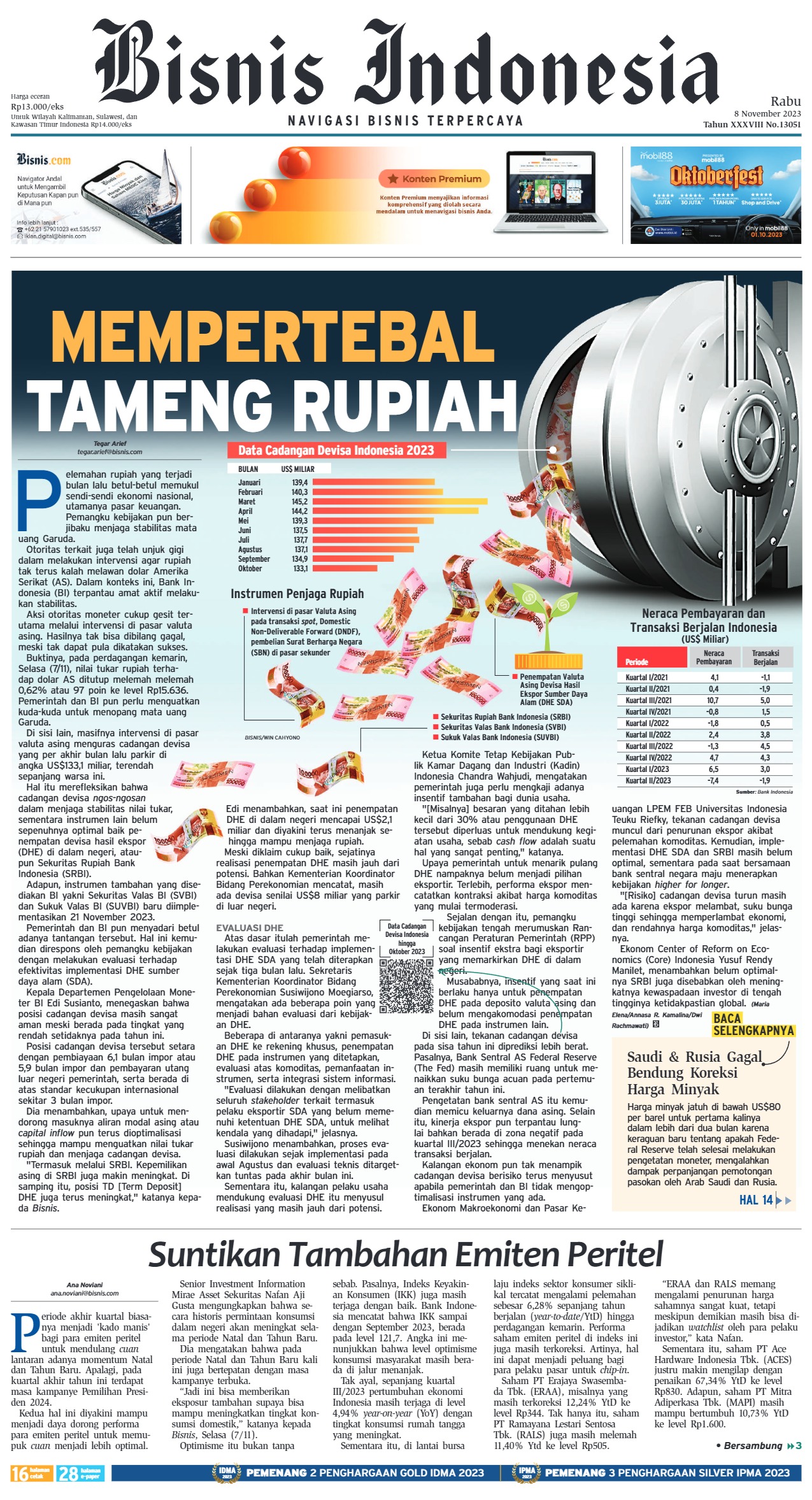 Bisnis Indonesia Edisi 08 November 2023