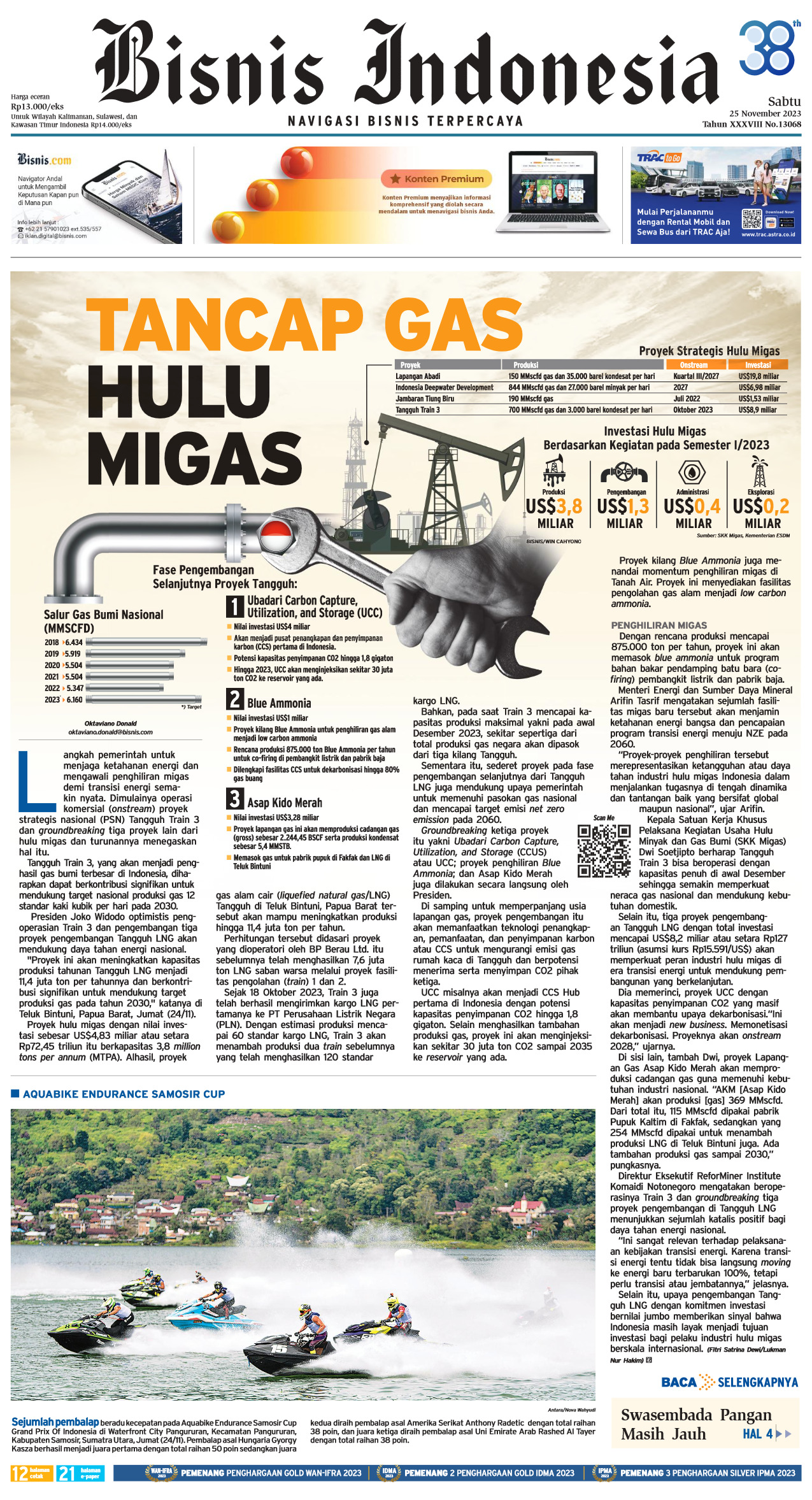 Bisnis Indonesia Edisi 25 November 2023