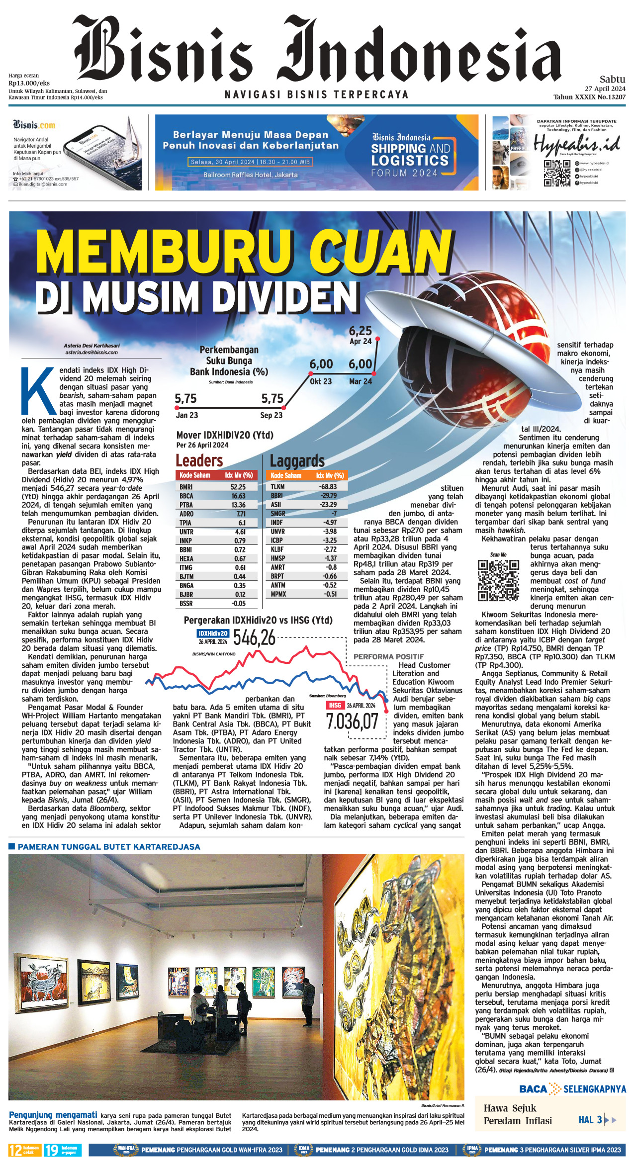 Bisnis Indonesia Edisi 27 April 2024