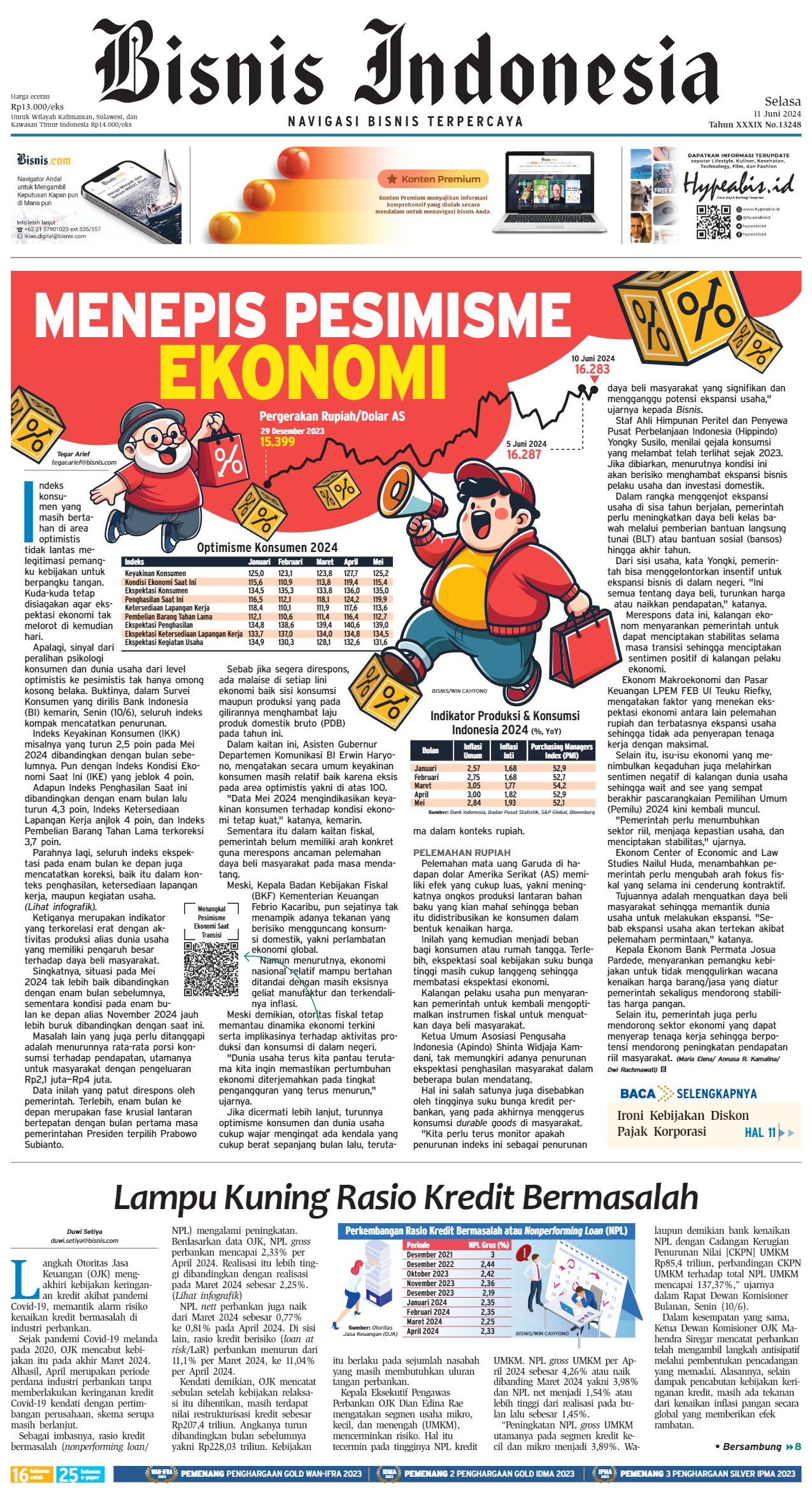 Bisnis Indonesia Edisi 11 Juni 2024