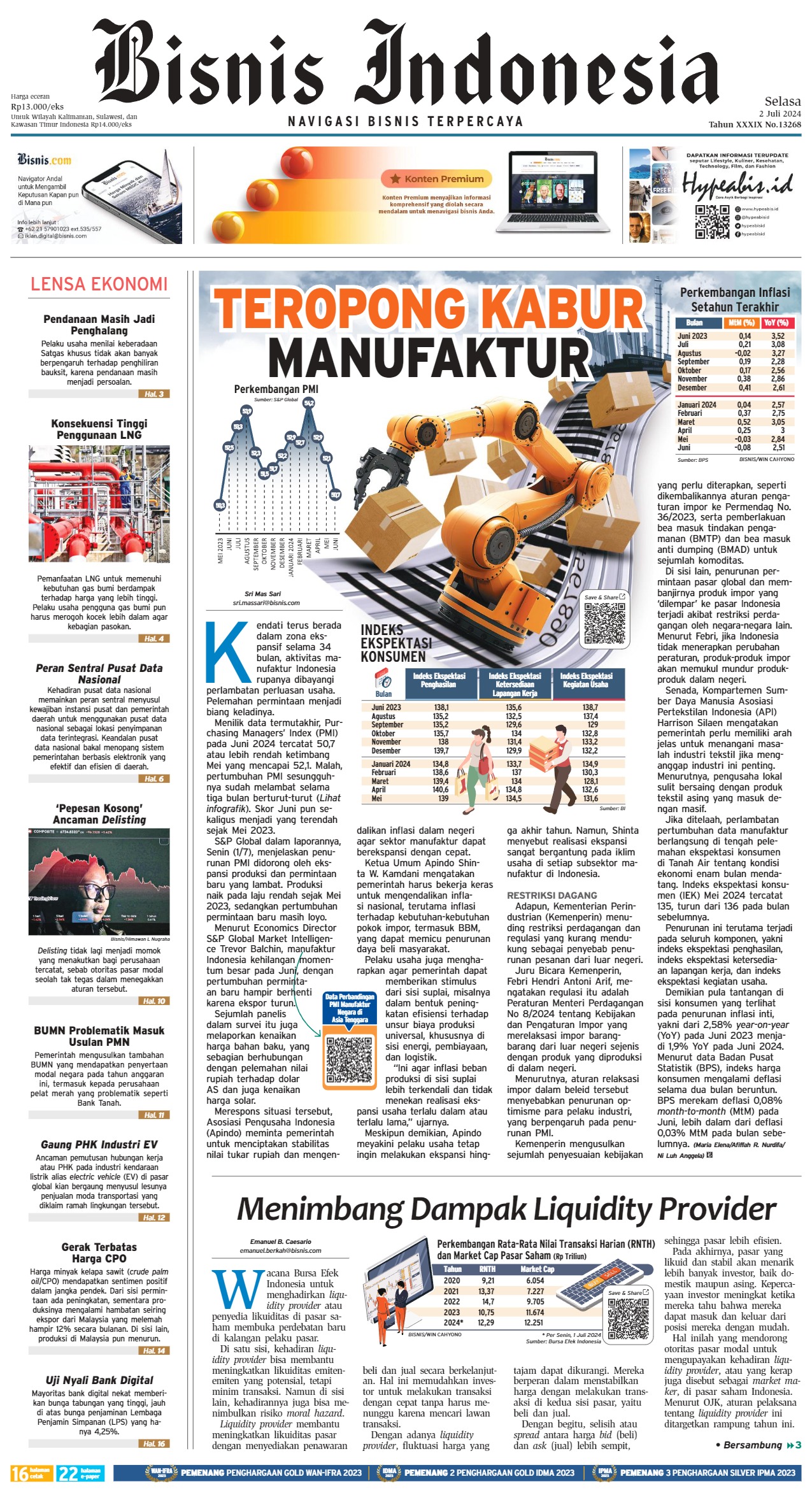 Bisnis Indonesia Edisi 02 Juli 2024