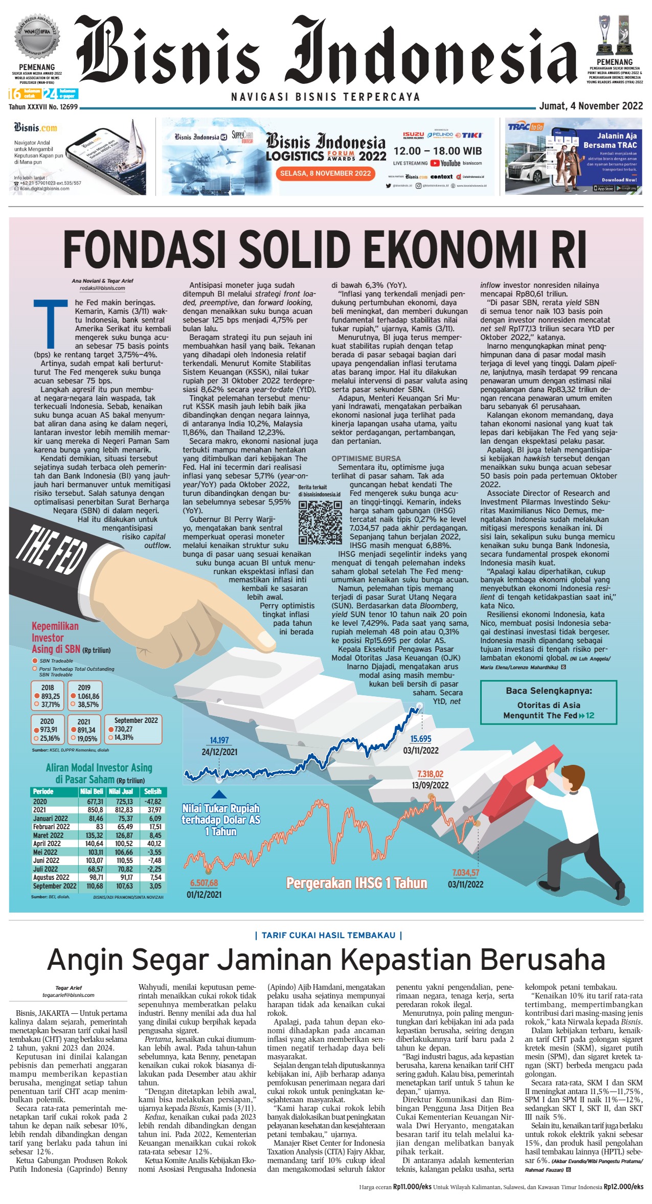 Bisnis Indonesia Edisi 04 November 2022