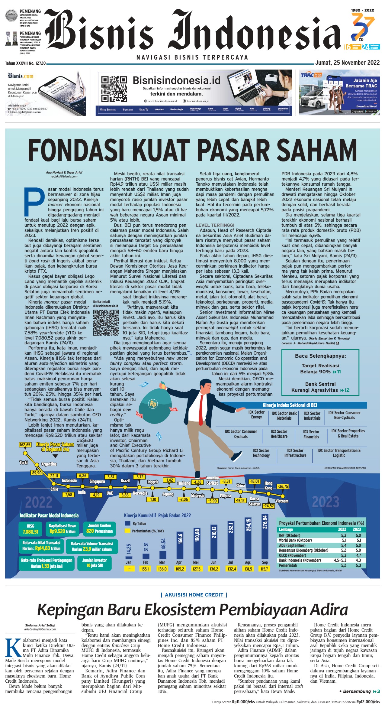 Bisnis Indonesia Edisi 25 November 2022