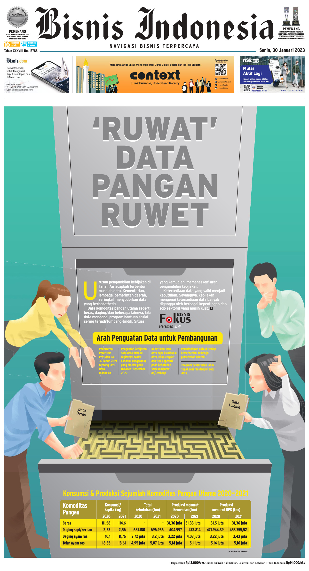 Bisnis Indonesia Edisi 30 Januari 2023