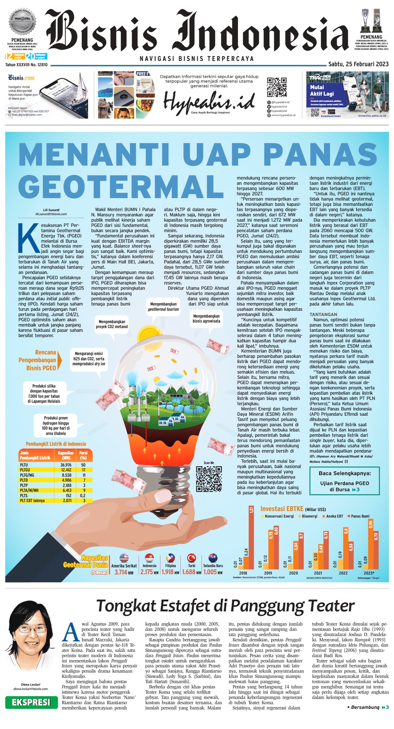 Bisnis Indonesia Edisi 25 Februari 2023