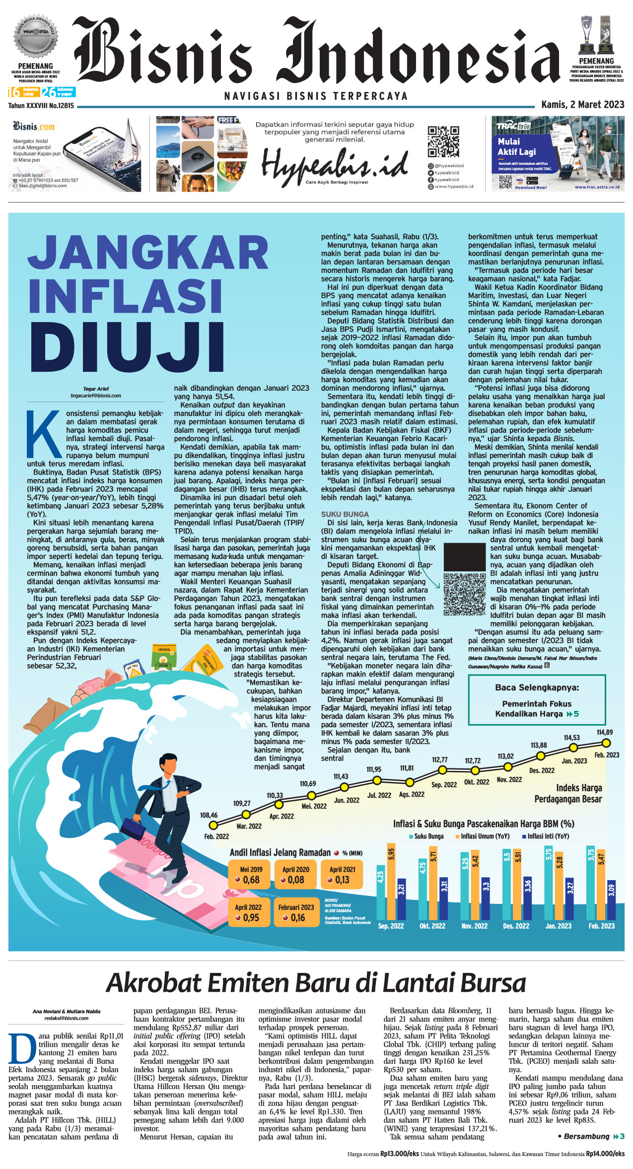 Bisnis Indonesia Edisi 02 Maret 2023