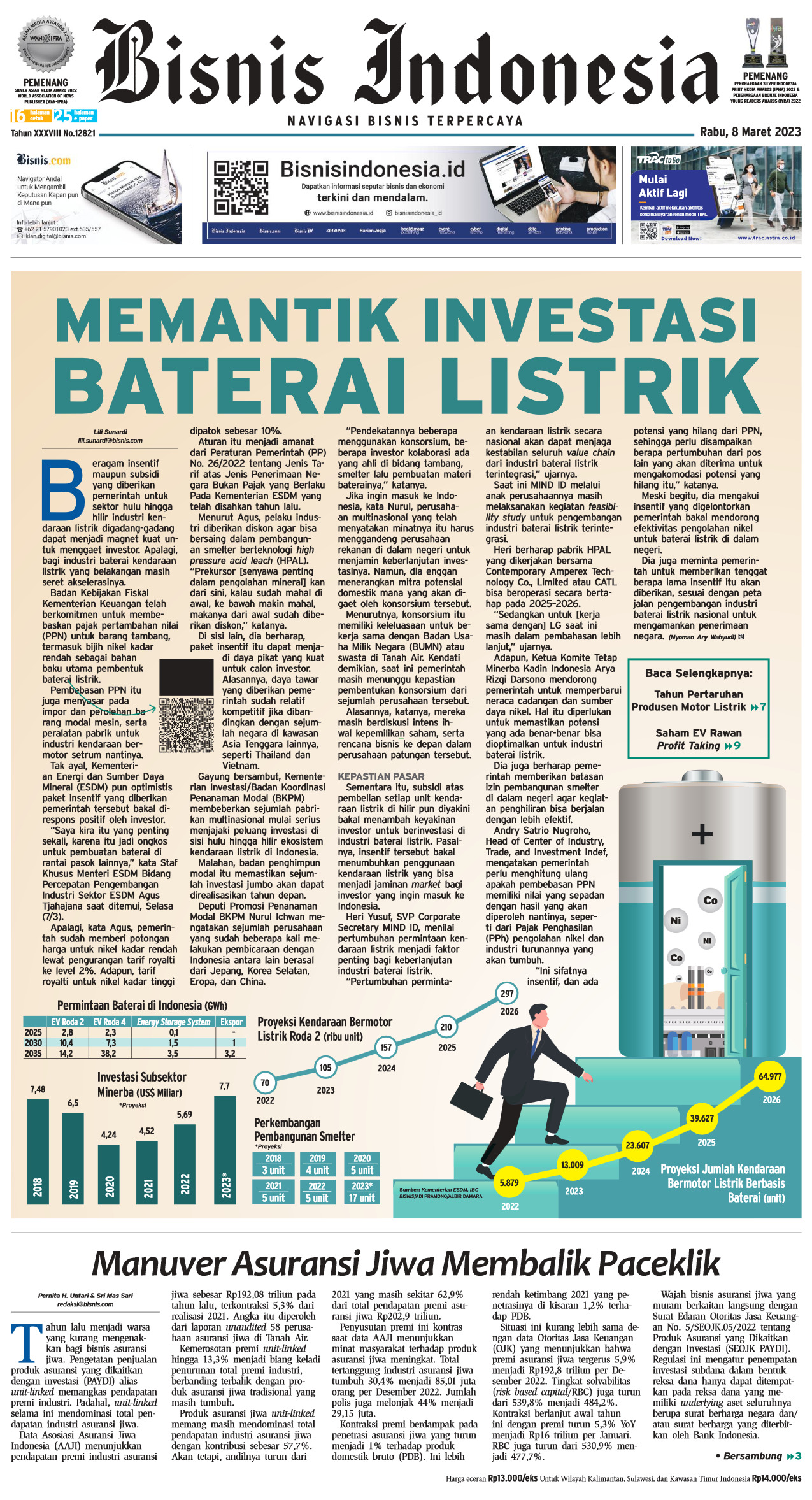 Bisnis Indonesia Edisi 08 Maret 2023