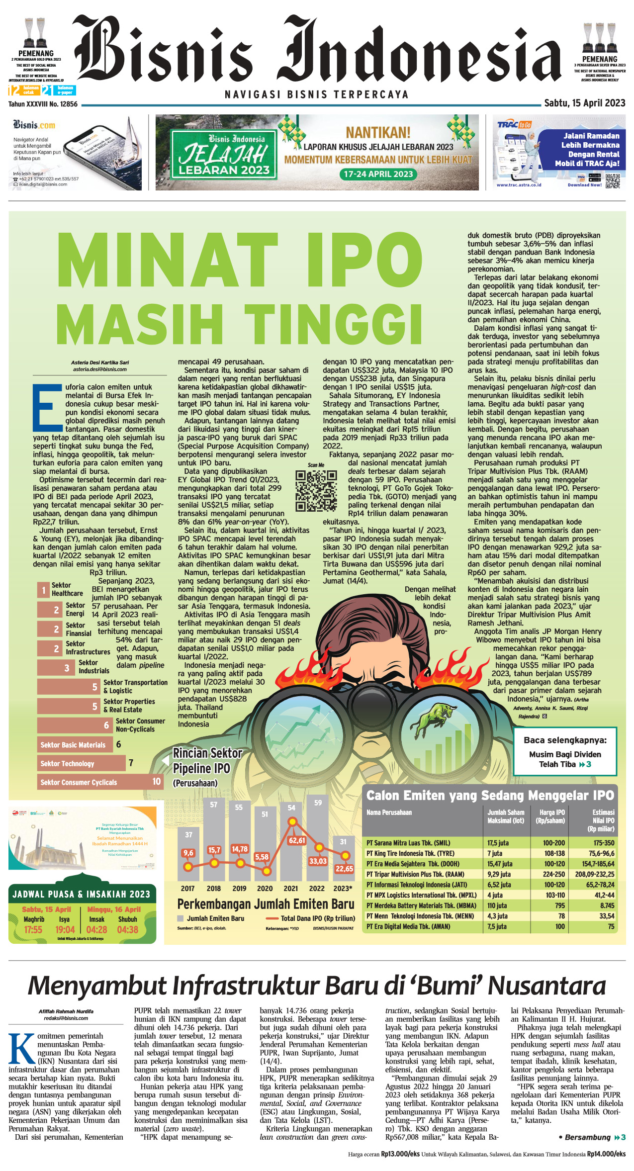 Bisnis Indonesia Edisi 15 April 2023