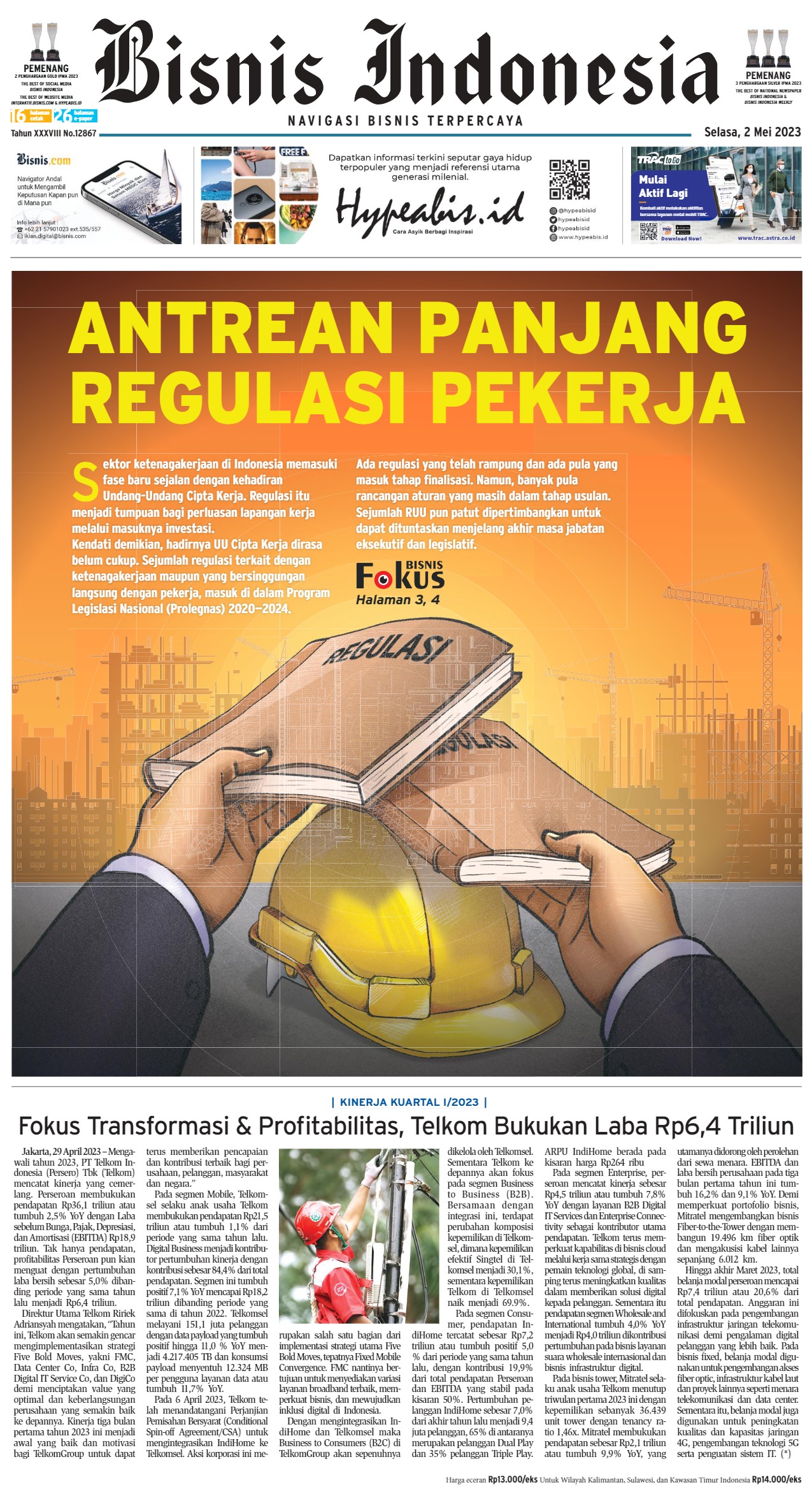 Bisnis Indonesia Edisi 02 Mei 2023