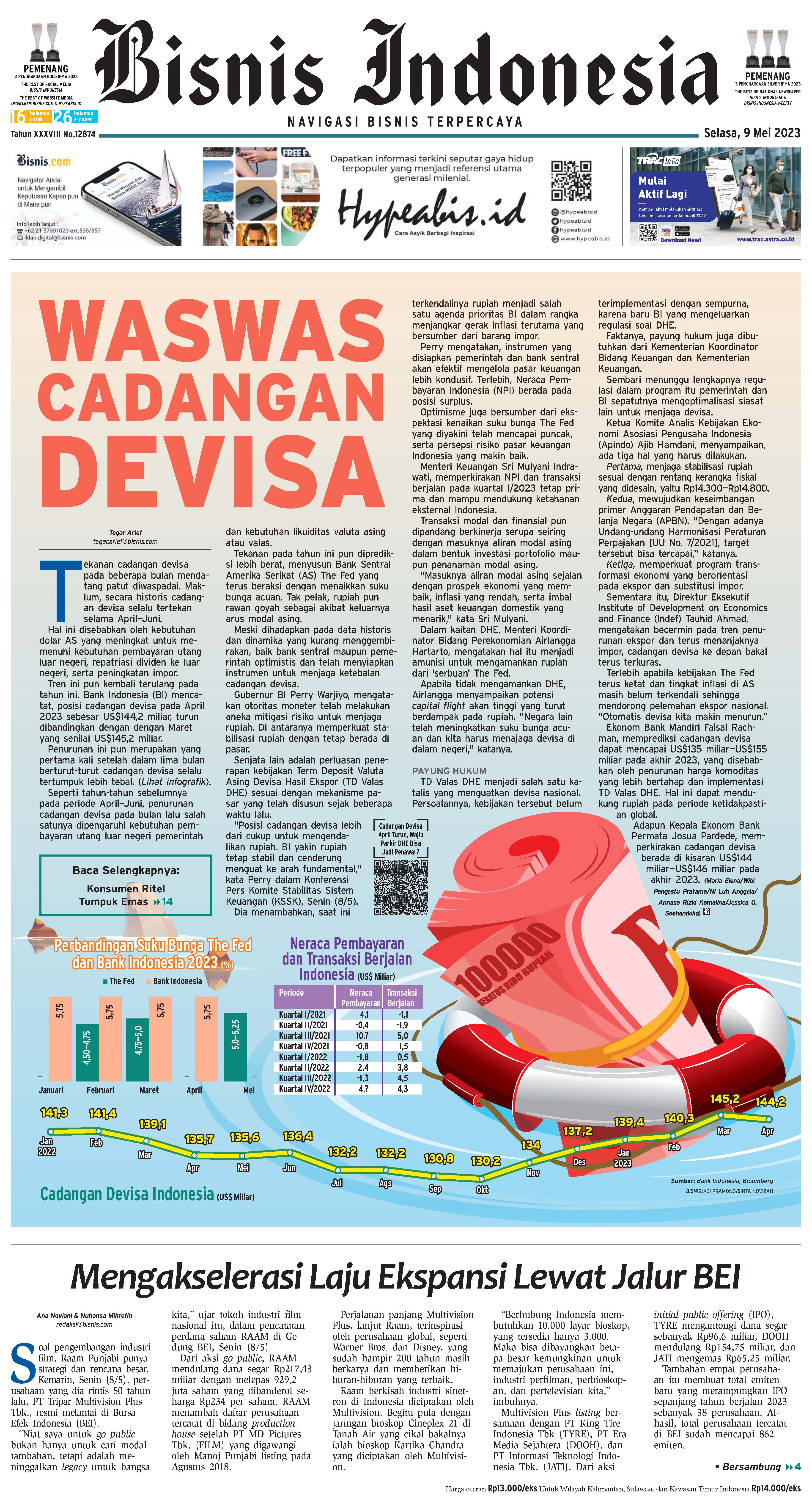 Bisnis Indonesia Edisi 09 Mei 2023