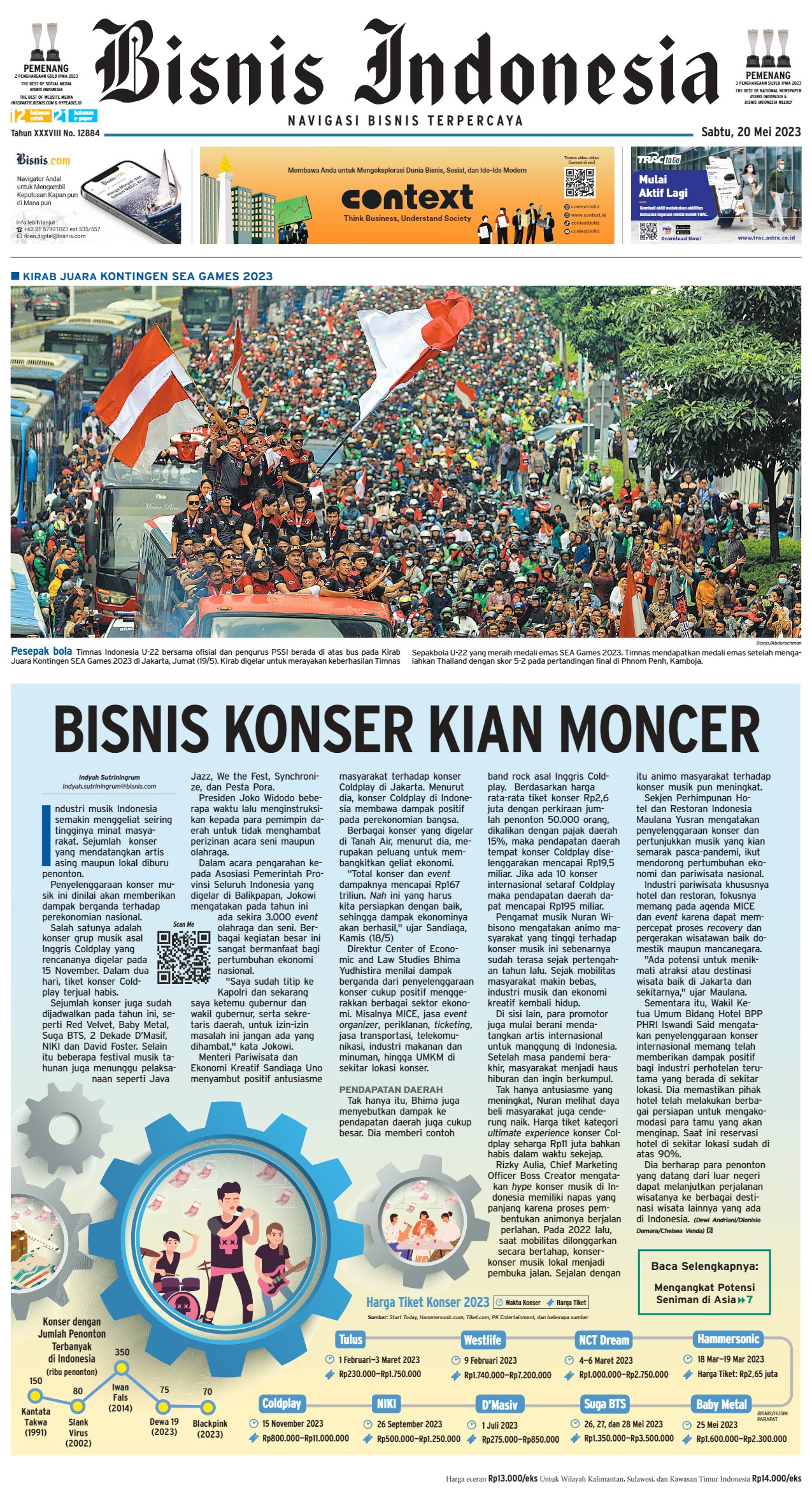 Bisnis Indonesia Edisi 20 Mei 2023