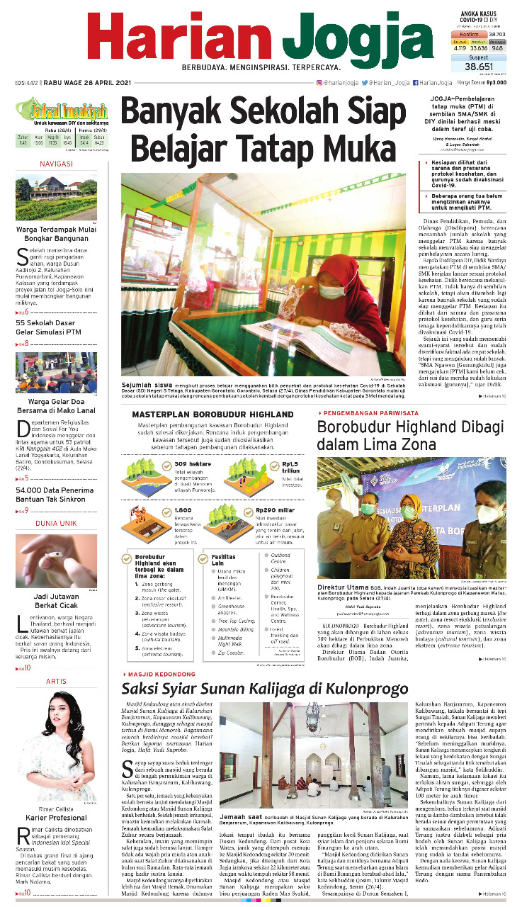 Harian Jogja Edisi 28 April 2021